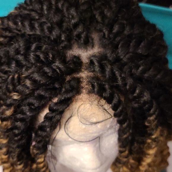??Lace Front Hand Braided Spring Twist main image 4